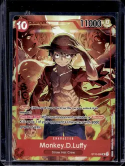 2024 One Piece Monkey.D.Luffy Treasure Booster Set #ST10-006 - Image 1