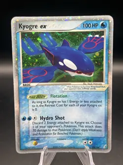 Kyogre ex 95/100 EX Crystal Guardians Ultra Rare Holo Pokemon TCG - Image 1