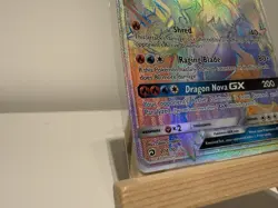 Pokemon TCG: White Kyurem GX Dragon Majesty Holo Secret Rare MP - Image 4