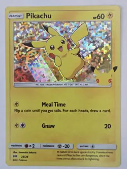 Pokemon Pikachu 25/25 HOLO Card 25th Anniversary Mcdonalds Promo 2021 NM - Image 1