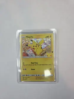 Pokemon Pikachu 25/25 HOLO Card 25th Anniversary Mcdonalds Promo 2021 NM - Image 2