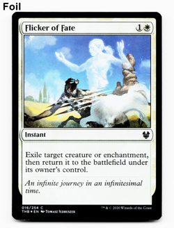 Flicker of Fate (FOIL) - [Theros: Beyond Death] Magic MTG NM ⚪ - Image 1