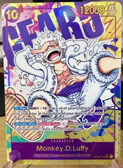 Monkey.D.Luffy (Alt Art) OP05-119 English Awakening New Era One Piece Card - NM - Image 1