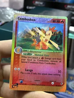 Combusken 28/109 EX Ruby Sapphire 2003 Reverse Holo e-Series Pokemon Card TCG - Image 3