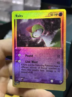 Ralts 68/109 EX Ruby Sapphire 2003 Reverse Holo e-Series Pokemon Card TCG - Image 5