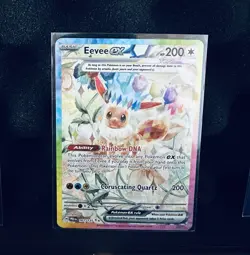 Eevee Sir Prismatic Evolutions Illustration Card 167/131 NM Condition - Image 1