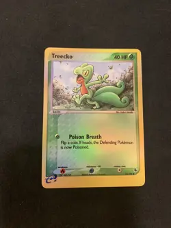 TREECKO 75/109 REVERSE HOLO RUBY SAPPHIRE Pokemon Card LP - Image 1