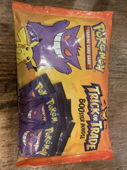 Nintendo Pokemon TCG BOOster Trick Or Trade Trading Card Game - 120 Cards 820650850783 - Image 1