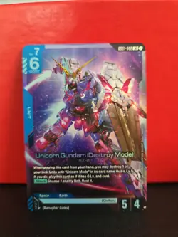 Unicorn Gundam (Destroy Mode)Gundam Card Game GD01-002 Rare .... - Image 2