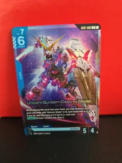Unicorn Gundam (Destroy Mode)Gundam Card Game GD01-002 Rare .... - Image 3