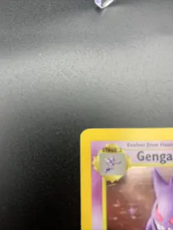 Pokemon Gengar TCG Fossil Holo Card 5/62 Unlimited Rare MP - Image 5