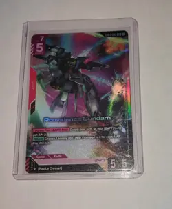 Gundam Card Game GD03-033 Providence Gundam Legend Rare Holo Alt Art NM - Image 1