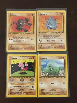 44 Vintage First Edition Pokemon Cards Mostly NM Base Set Jungle Fossil HTF - Image 2