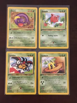 44 Vintage First Edition Pokemon Cards Mostly NM Base Set Jungle Fossil HTF - Image 3