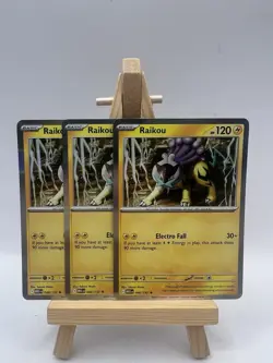 Raikou 048/132 Mega Evolution Rare Holo Pokemon 2025 TCG Card NM - Image 3
