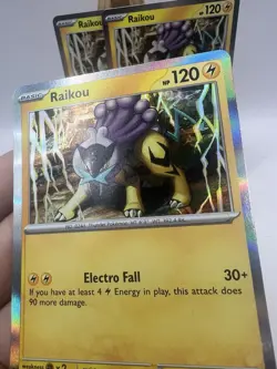 Raikou 048/132 Mega Evolution Rare Holo Pokemon 2025 TCG Card NM - Image 4