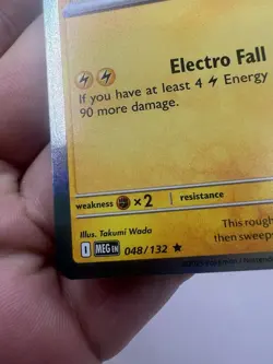 Raikou 048/132 Mega Evolution Rare Holo Pokemon 2025 TCG Card NM - Image 5