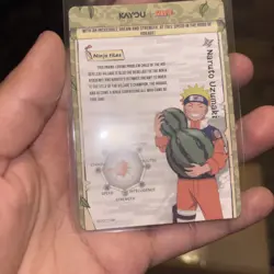 Naruto Kayou English Series 2 Card - Naruto Uzumaki - NRSA02-UR-006L3 - Image 2