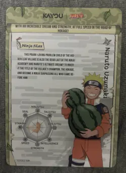 Naruto Kayou English Series 2 Card - Naruto Uzumaki - NRSA02-UR-006L3 - Image 2