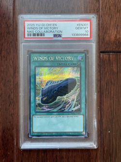 Yu- Gi-Oh x Nike - Winds Of Victory Air Max 95 Spell Card Promo PSA 10 - Image 1
