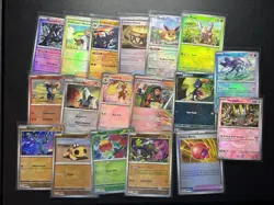 Lot Of 18 Pokemon TCG Prismatic Evolutions Pokeball Cards Near Mint - Image 1