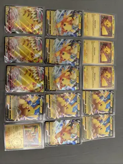 15 Card Lot Pokemon Trading Card Game TCG Pikachu SWSH Cosmos VMAX - Image 1