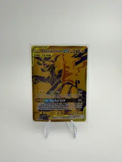 Pokemon TCG Sun & Moon Pikachu & Zekrom GX SM248 Black Star Promo Card 2019 LP - Image 1