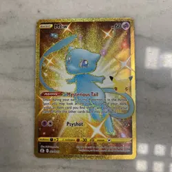 Pokemon Card - Mew 025/025 Secret Rare Celebrations 25th Anniversary Gold NM - Image 1