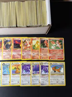 Huge Collection Bulk Lot of 600+ Pokemon Cards Mixed WOTC-XY Vintage HP-DAMAGED - Image 3
