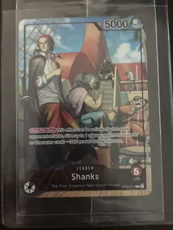 Shanks (2025 PSA Magazine Promo) OP09-001 SEALED One Piece Promotion Cards - Image 1
