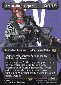 Ardyn, the Usurper (0379) (Borderless) R FINAL FANTASY 379 NM Normal - Image 1