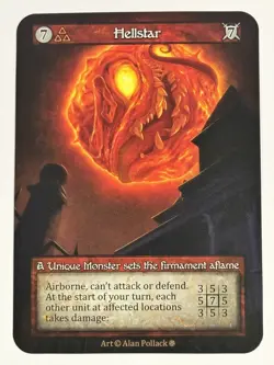 Hellstar Unique Gothic Fire NM Sorcery: Contested Realm - Image 1