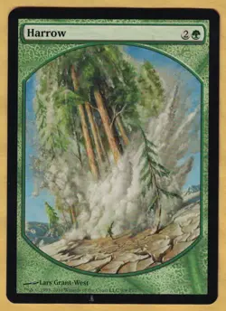 Harrow - Textless (Player Rewards, 2010, Promotional) NM Promo MTG - Image 1