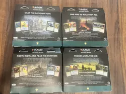 MTG Lord of the Rings LOTR Commander Deck Set - 4-Deck Set - Factory Sealed Case 195166205052 - Image 2