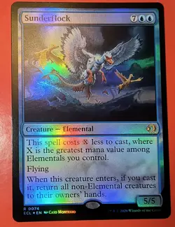 MTG, LORWYN ECLIPSED: SUNDERFLOCK RARE, 0074, FOIL FINISH, NM/ ECL - Image 1