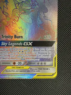 Moltres, Zapdos and Articuno GX Rainbow Full Art Pokemon Hidden Fates 69/68 TCG - Image 4