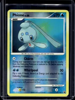 2008 Pokemon Diamond & Pearl Majestic Dawn Phione Reverse Holo #27/100 - Image 1