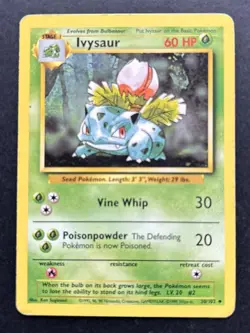 Pokemon - Ivysaur - 30/102 - Base Set - WOTC - Uncommon - MP - Image 1