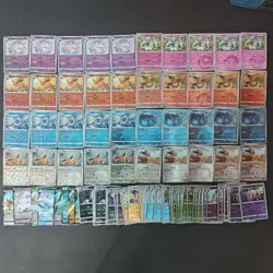99 Lot Pokemon TCG Chinese Sylveon Flareon Vaporeon Eevee Umbreon KB72 - Image 1