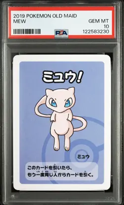 2019 POKEMON OLD MAID MEW PSA 10 - Image 1