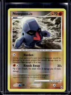 2009 Pokemon Platinum Arceus Nosepass Reverse Holo #69/99 - Image 1