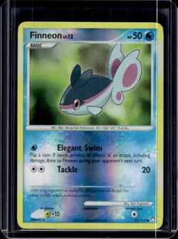 2007 Pokemon Diamond & Pearl Mysterious Treasures Finneon Reverse Holo #83/123 - Image 1
