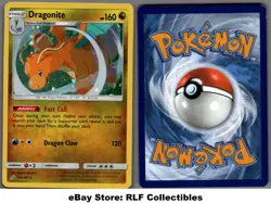 2019 Pokemon, S&M Team Up Promos, #119/181 Dragonite, Cosmos Holo Rare - Image 1