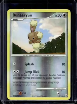 2007 Pokemon Diamond & Pearl Buneary Reverse Holo #73/130 - Image 1