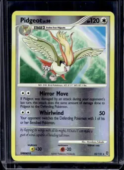 2007 Pokemon Diamond & Pearl Secret Wonders Pidgeot Reverse Holo #35/132 - Image 1