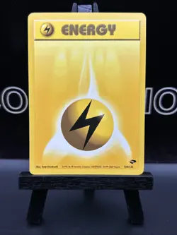 Lightning Energy 130/132 Regular Pokemon TCG Gym Challenge 1999 WOTC NM - Image 2