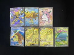 2025 Pokemon TCG S-Chinese 180/151 184/151 SR Zapdos ex Super Rare Lot*7 RR72 - Image 2