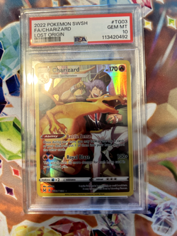 Pokemon TCG - Charizard TG03/TG30 Lost Origin Trainer Gallery PSA 10 - Image 1
