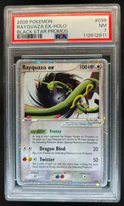 2003-2006 Pokemon Nintendo Black Star Promos Rayquaza ex #039 PSA 7 - Image 1