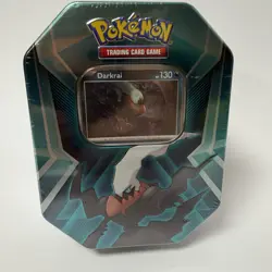 FACTORY SEALED-Pokemon TCG: Darkrai Triple Whammy Collector's Tin-BRAND NEW - Image 1